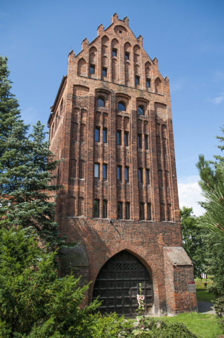 Brama Młyńska w Słupsku, lipiec 2020
